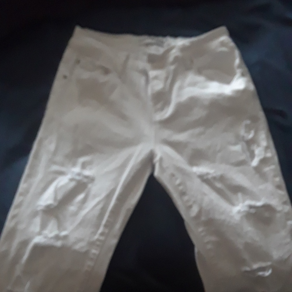 white jeans